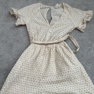 Charming Cream Women’s Romper